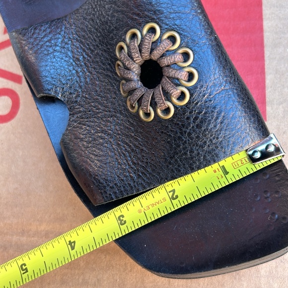 CALLEN CORDERO Leather Platform Sandals Sz 5 - Picture 12 of 12